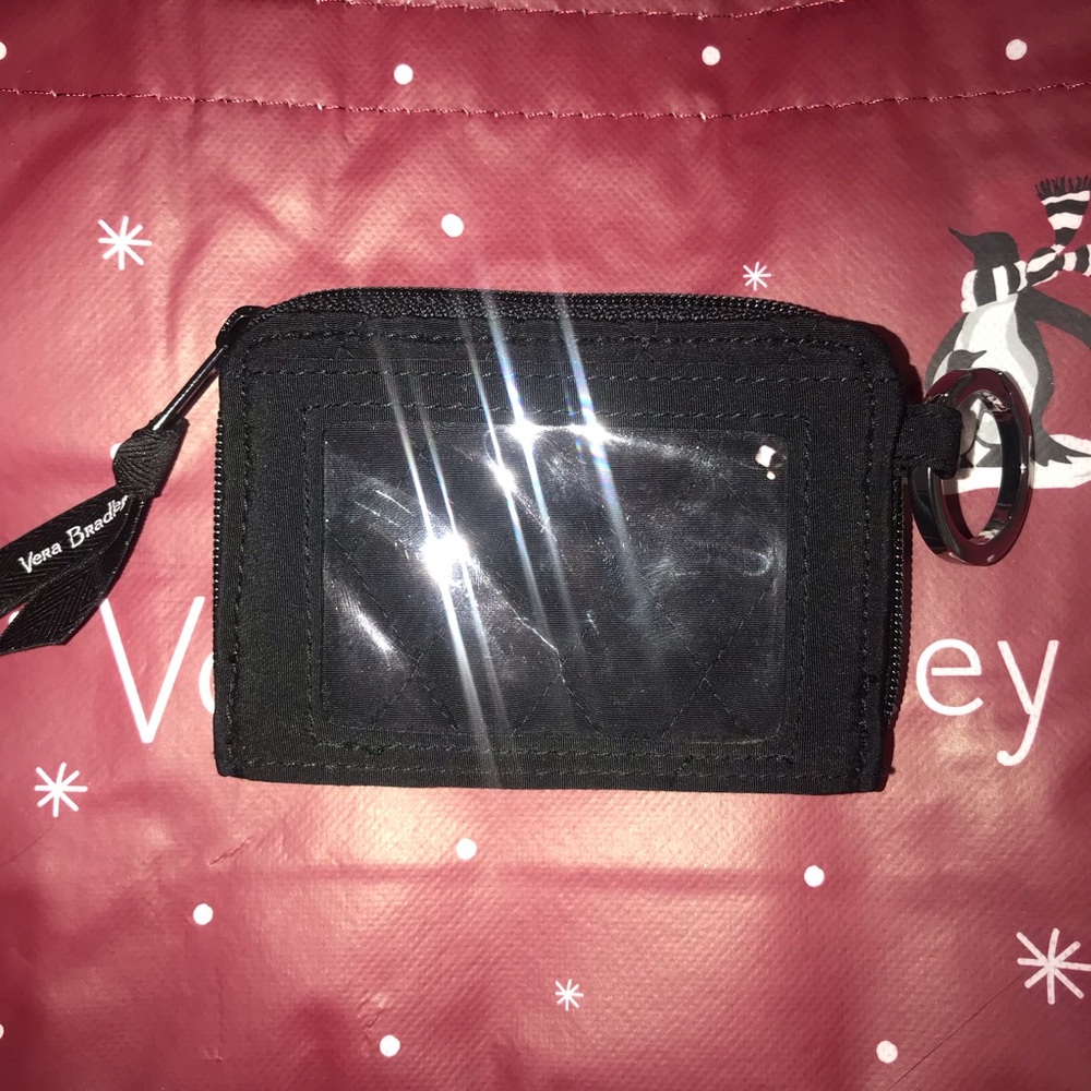Black Vera Bradley ID Wallet